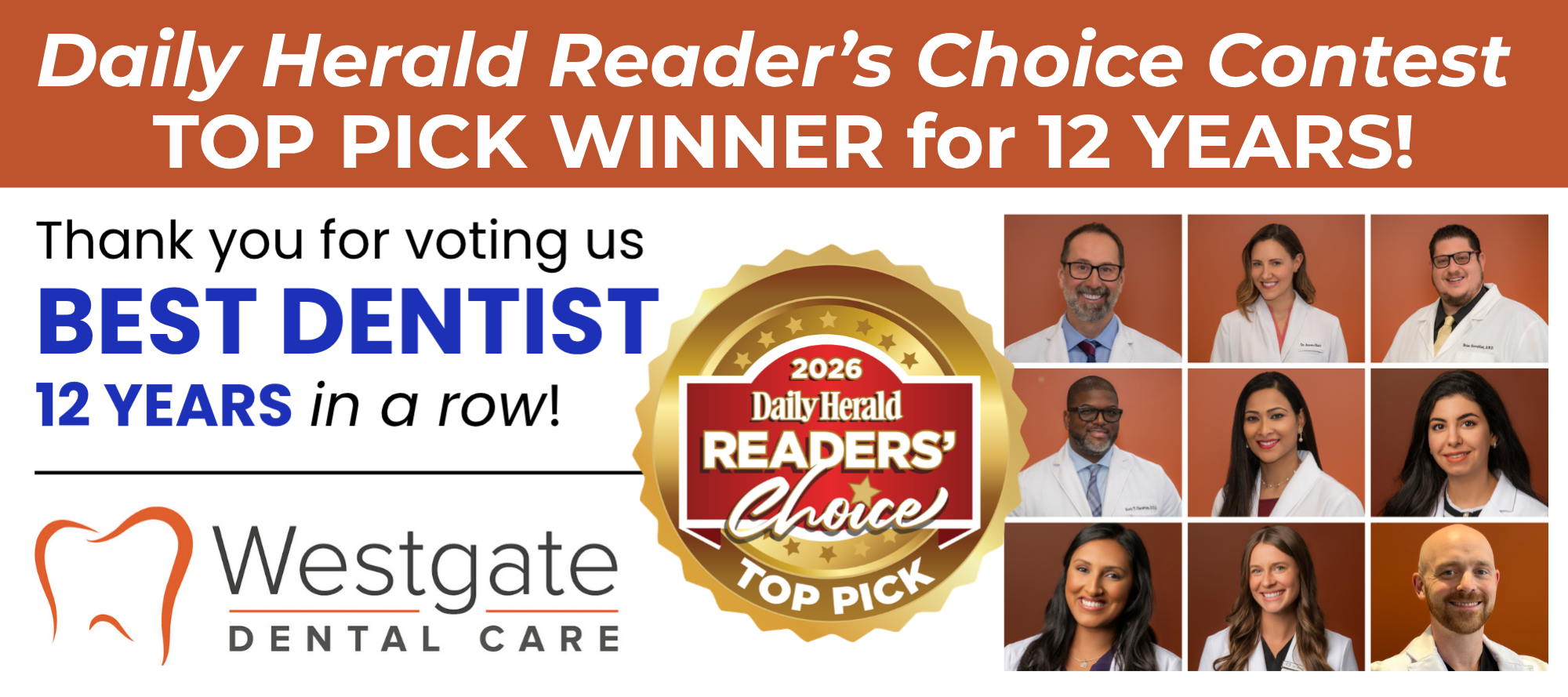2024 Daily Herald Readers Choice badge