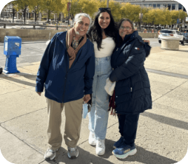 Doctor Janani Gurukkal and her family