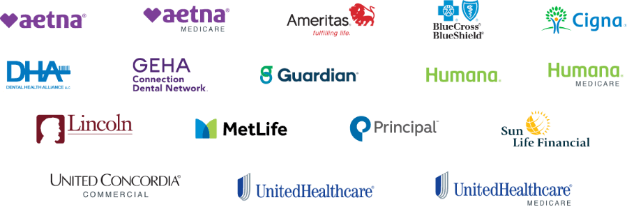 Dental Insurance Collage of icons