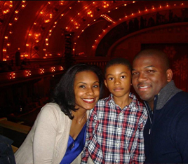 Doctor Christian with his wife and child