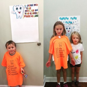 Kids at Westgate Dental in the Cavity Free Club